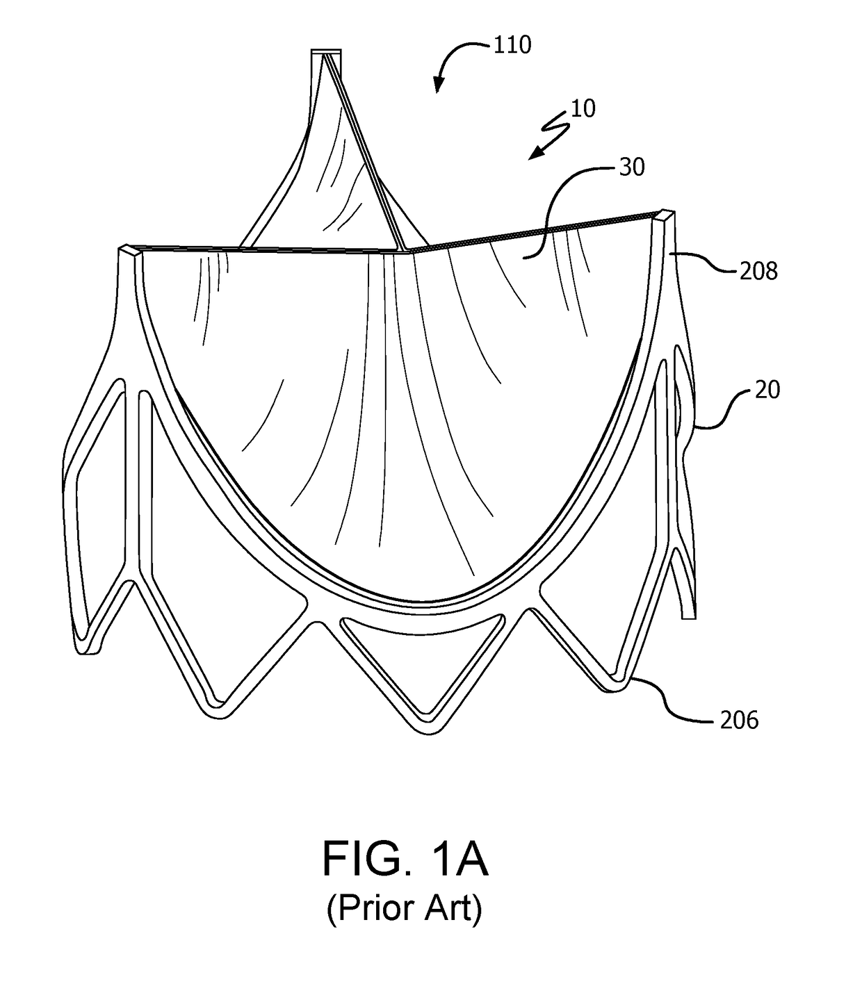 Prosthetic valve with improved washout