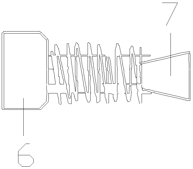 A soil mercury residue detection device