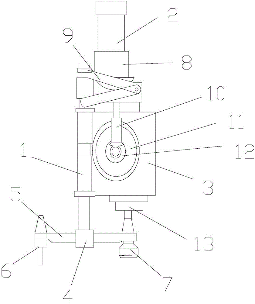 Tool changing device for machine tool