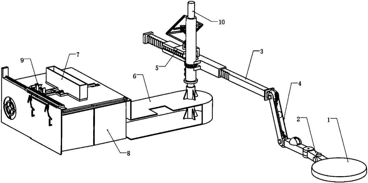 Integrated device for automatic wireless charging and charging plate cleaning for pure electric vehicles