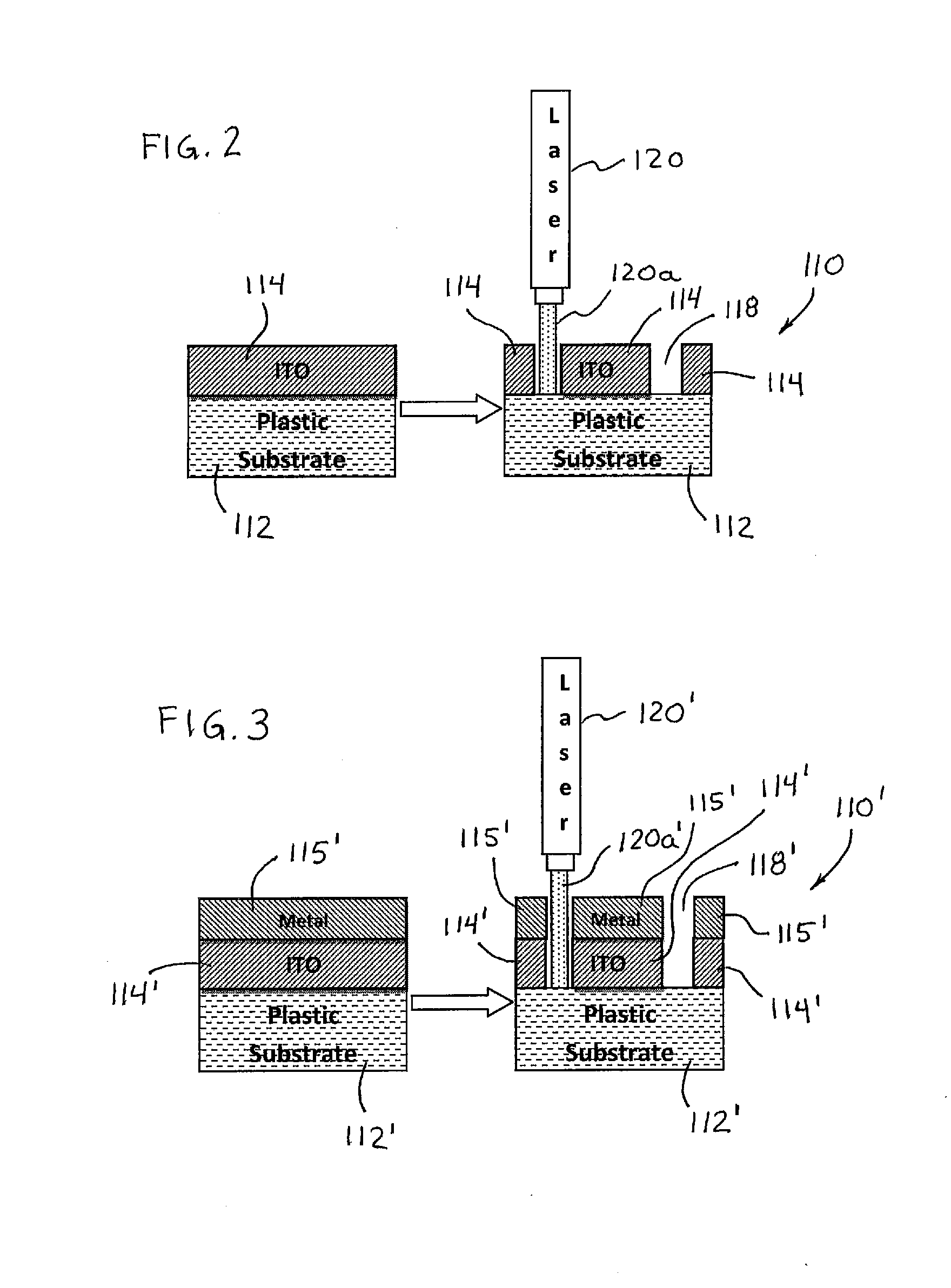 Plastic capacitive touch screen and method of manufacturing same
