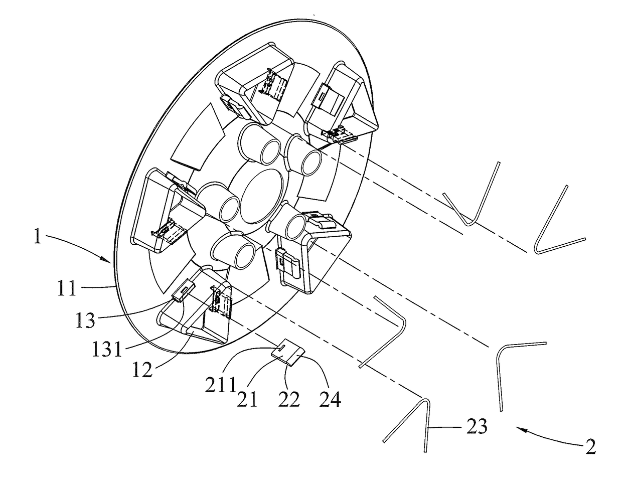 Wheel Disk Structure