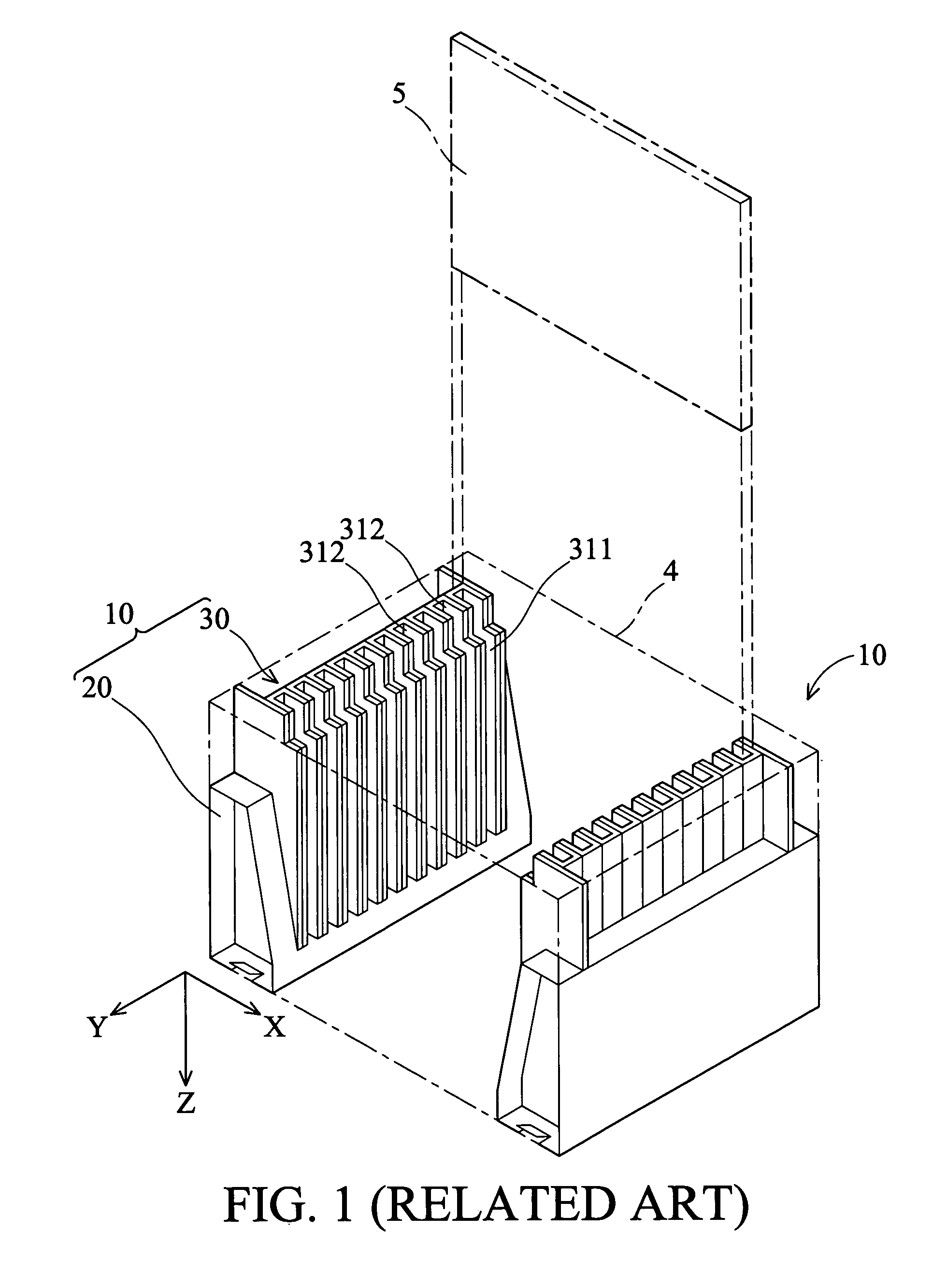 Shock absorbent packaging structure