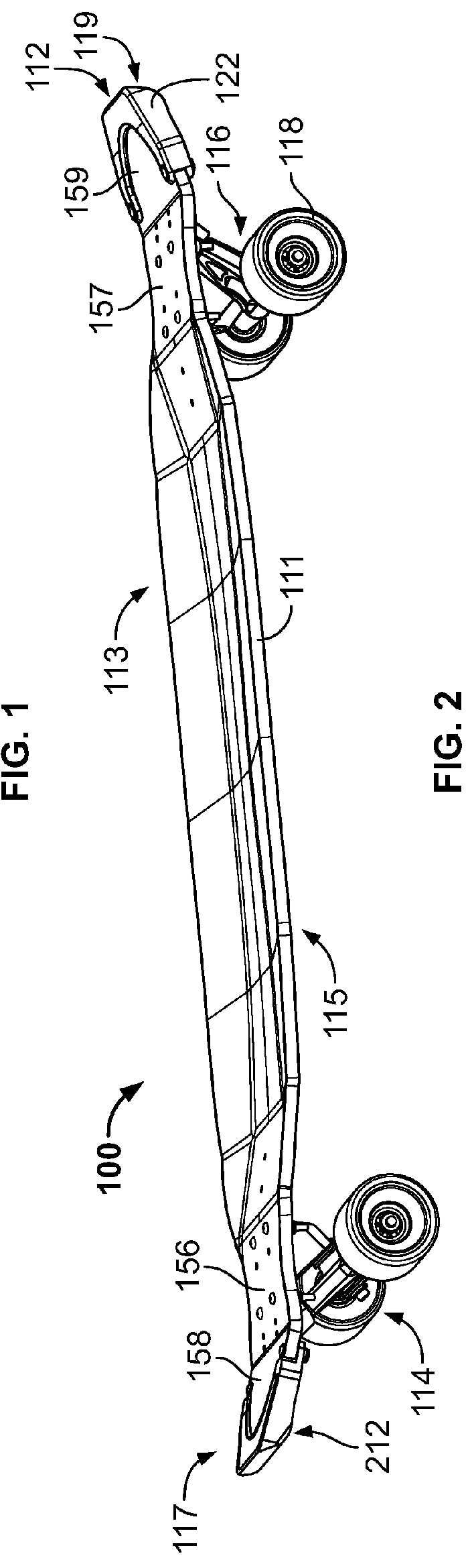 Noseguard assemblies for skateboards and related methods of use