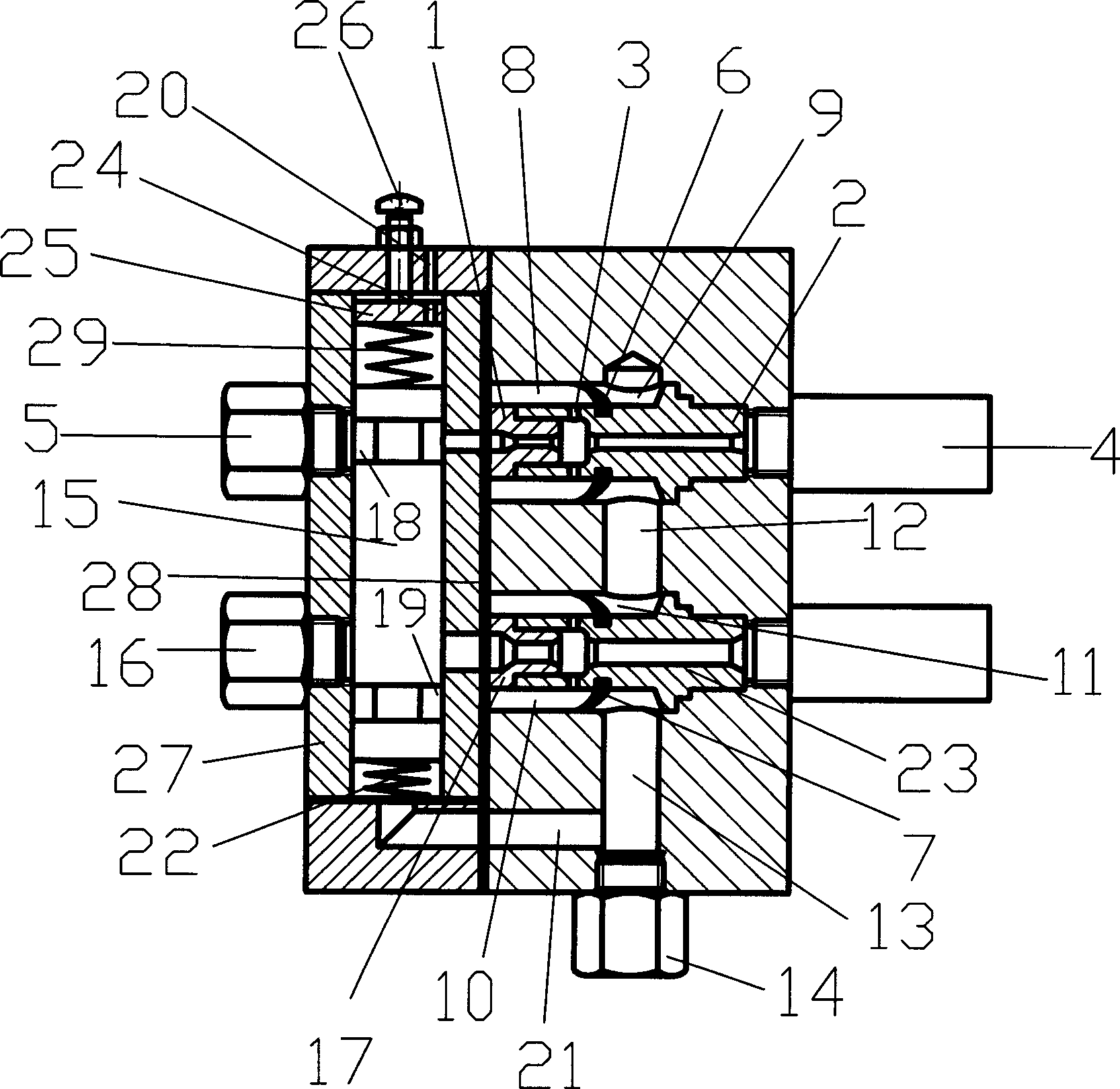 Energy-saving type parallel connection vacuum generator