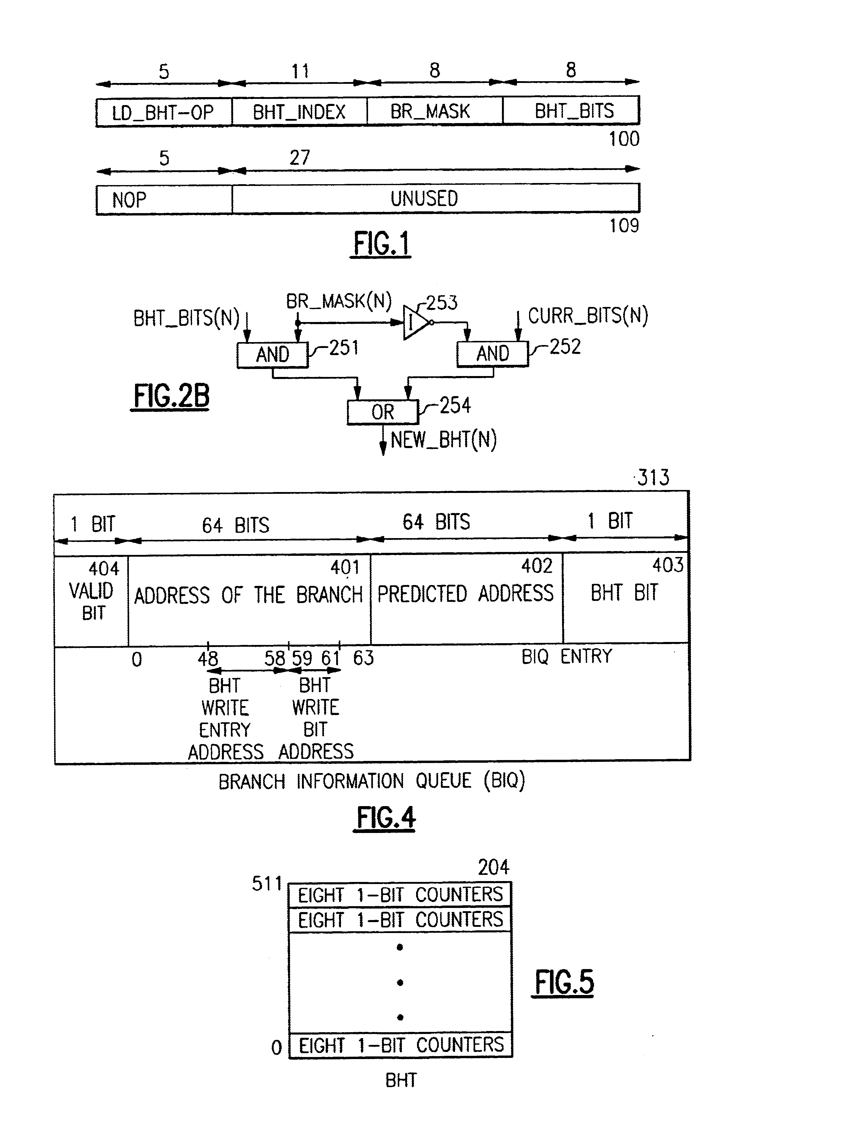 Branch prediction apparatus and process for restoring replaced branch history for use in future branch predictions for an executing program