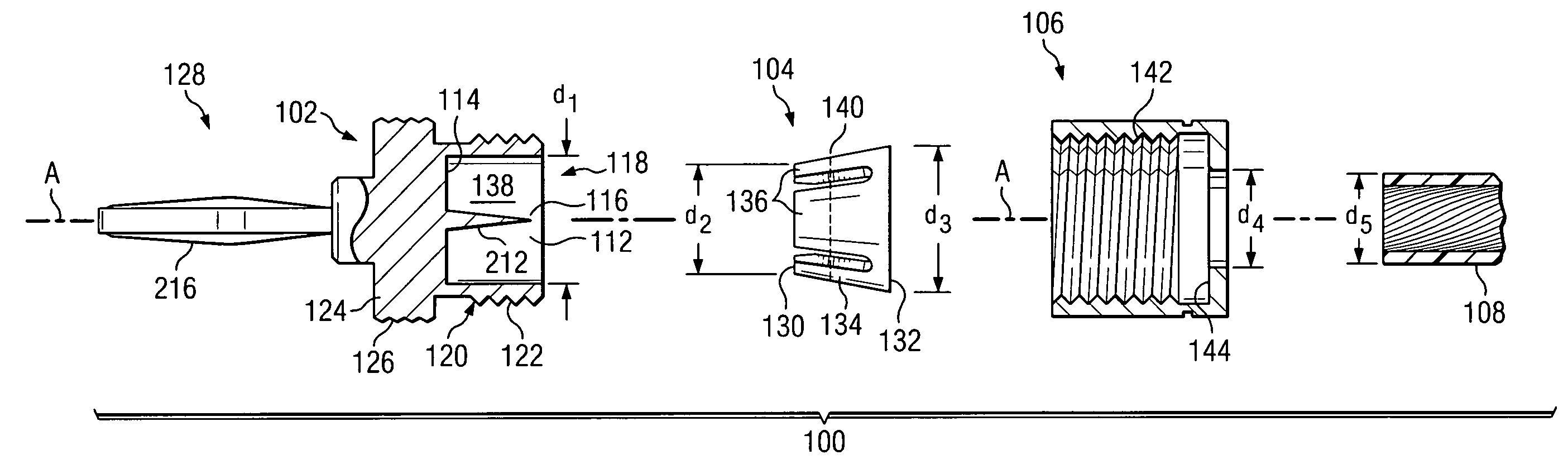 Electrical connector with interference collar