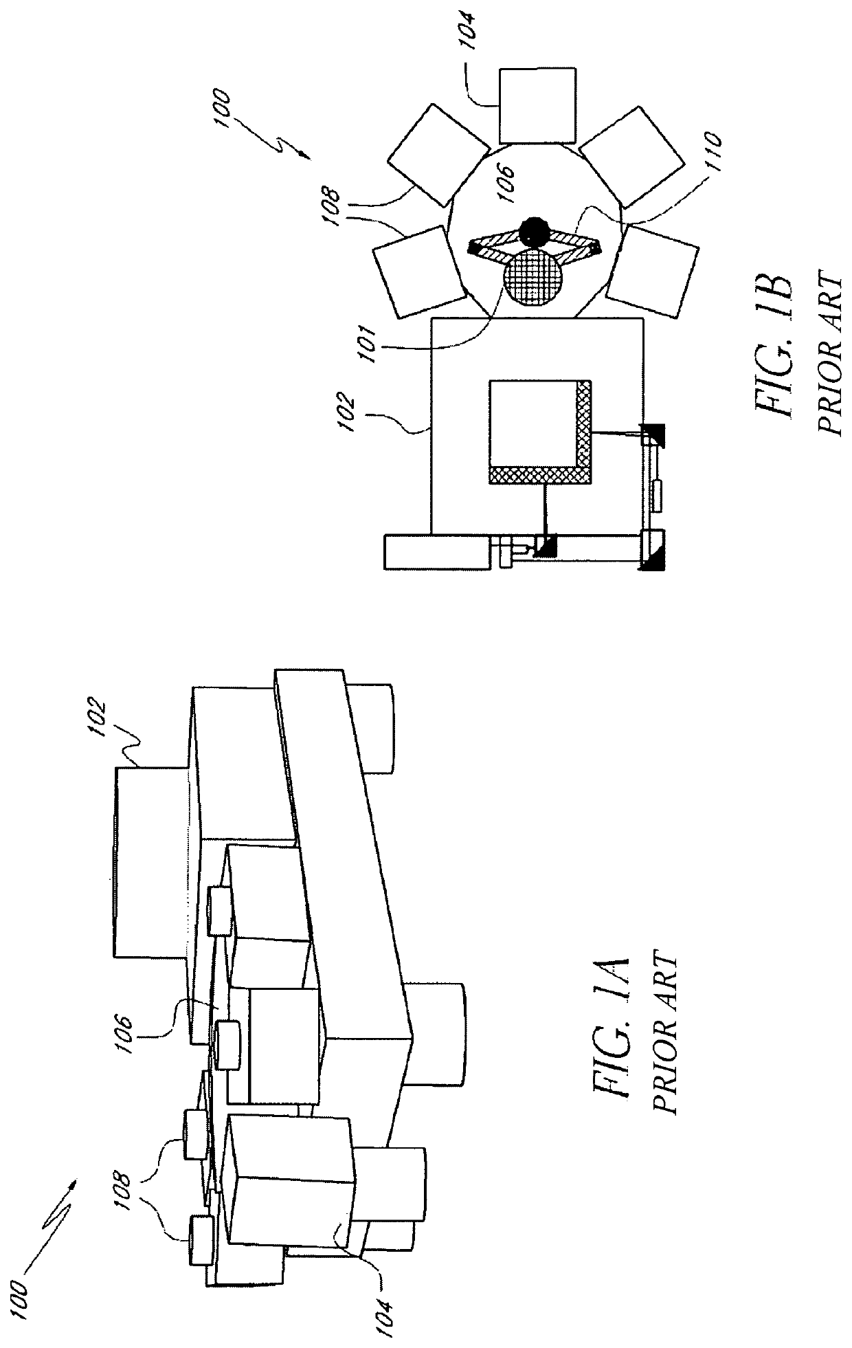 Method and device for spatial charged particle bunching