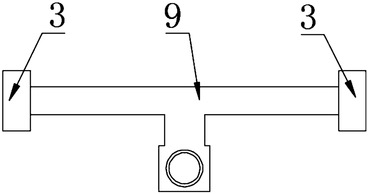 Swinging type peanut frying device