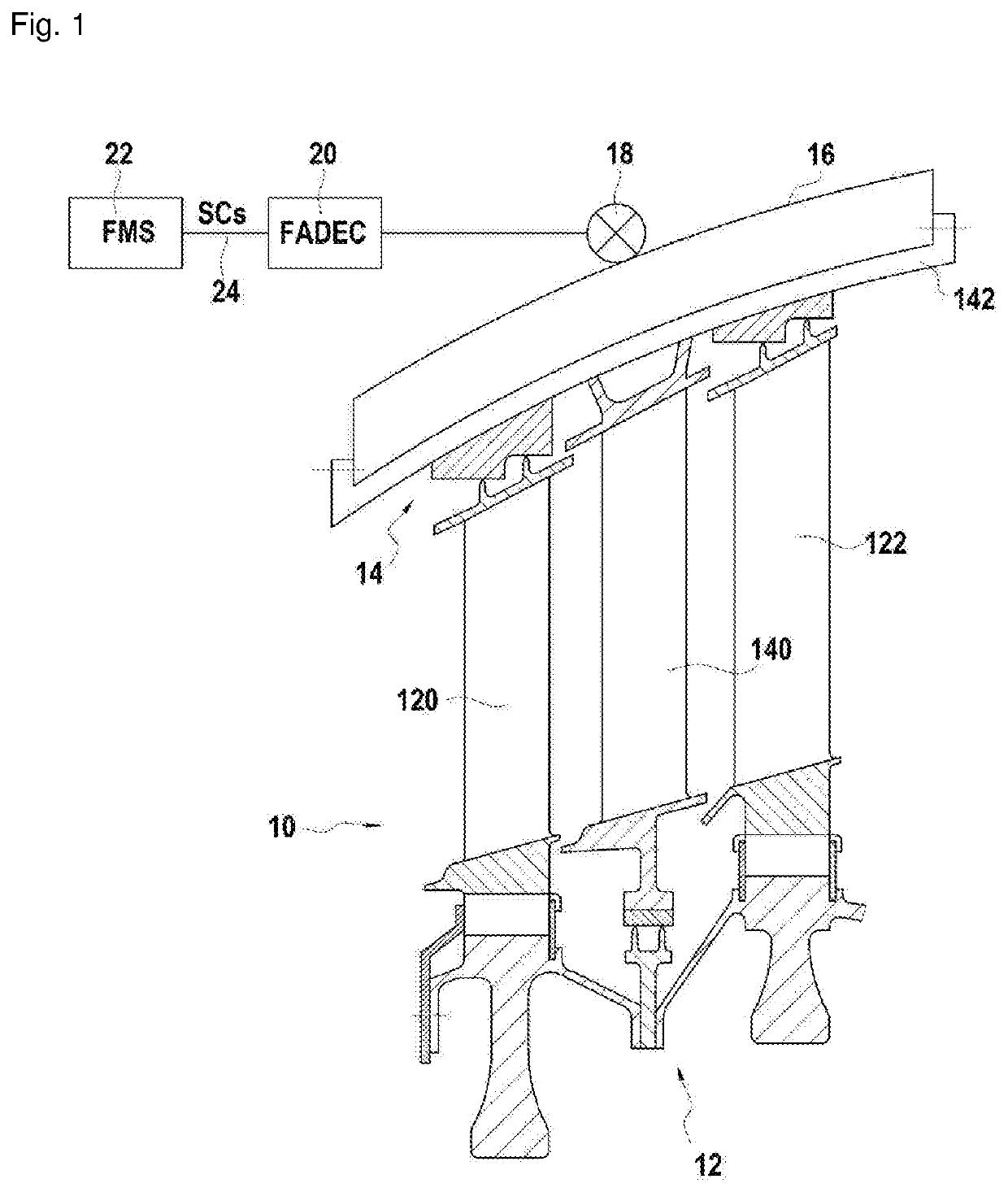 Method for controlling a clearance control valve during a step-climb in cruise phase