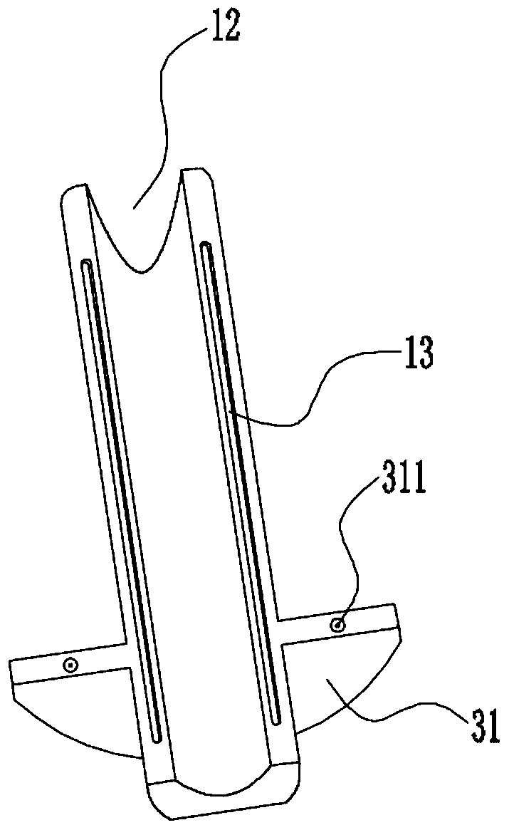 An endotracheal tube fixing device