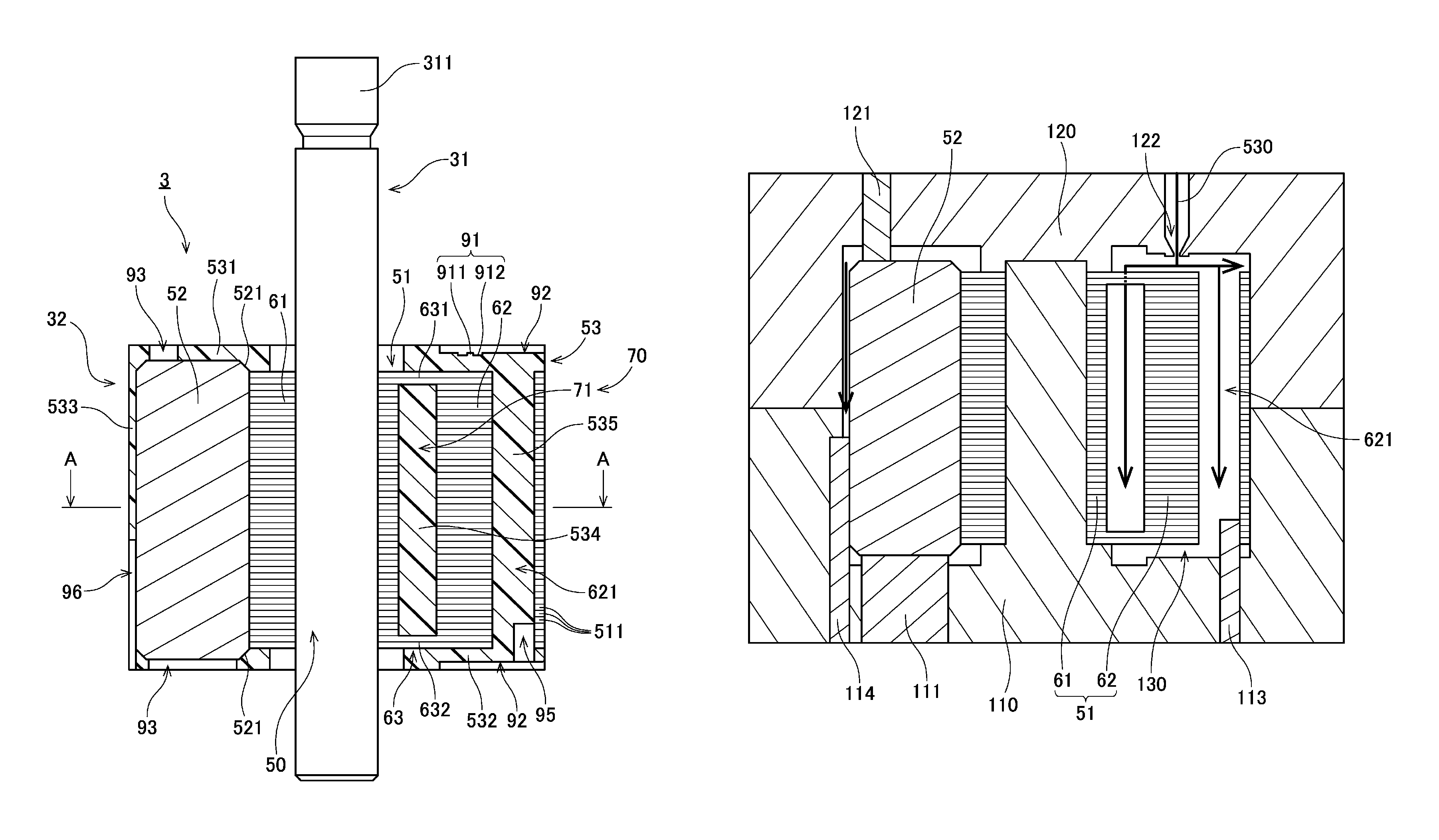 Rotor and manufacturing process of rotor