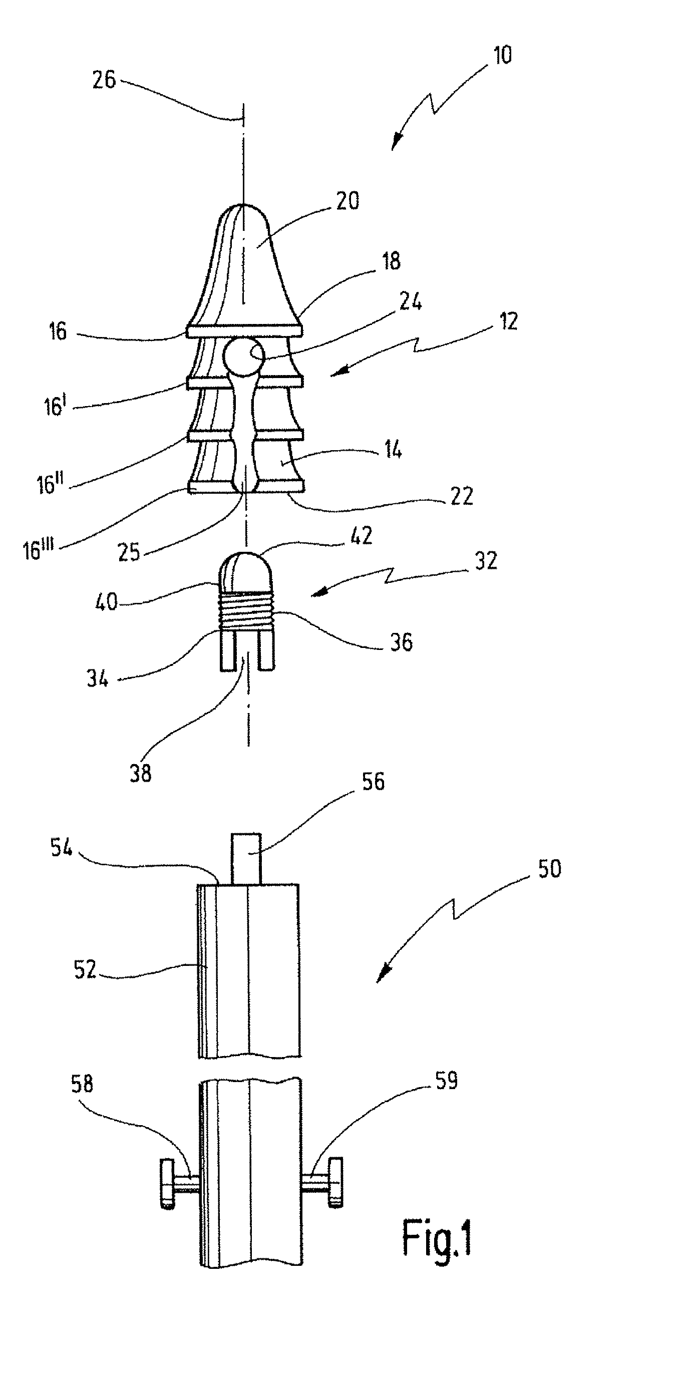 Anchor Element For Knotless Fixing Of Tissue To A Bone