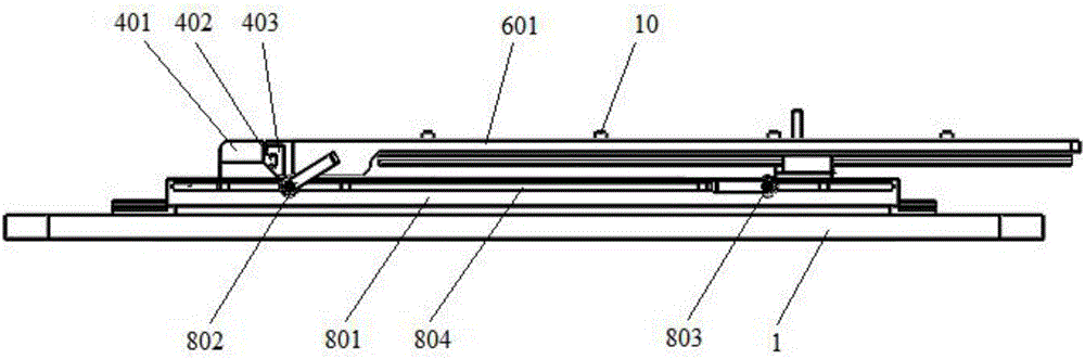 Manual size varying loading platform of liquid crystal panel