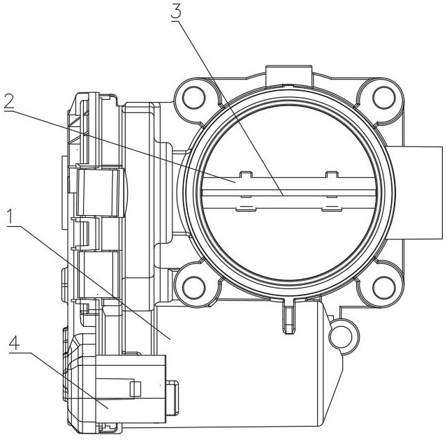 Novel electronic throttle valve body for diesel engine