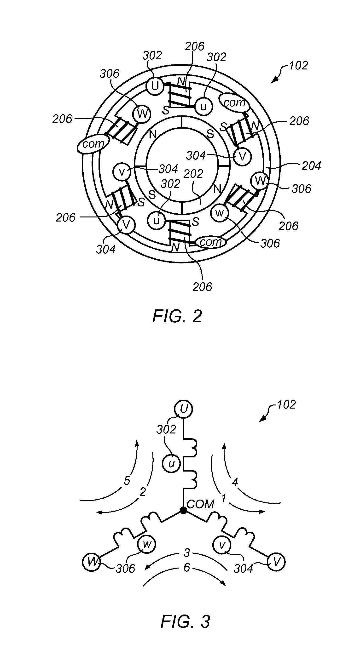 System and Method for Inducing Rotation of a Rotor in a Sensorless Motor