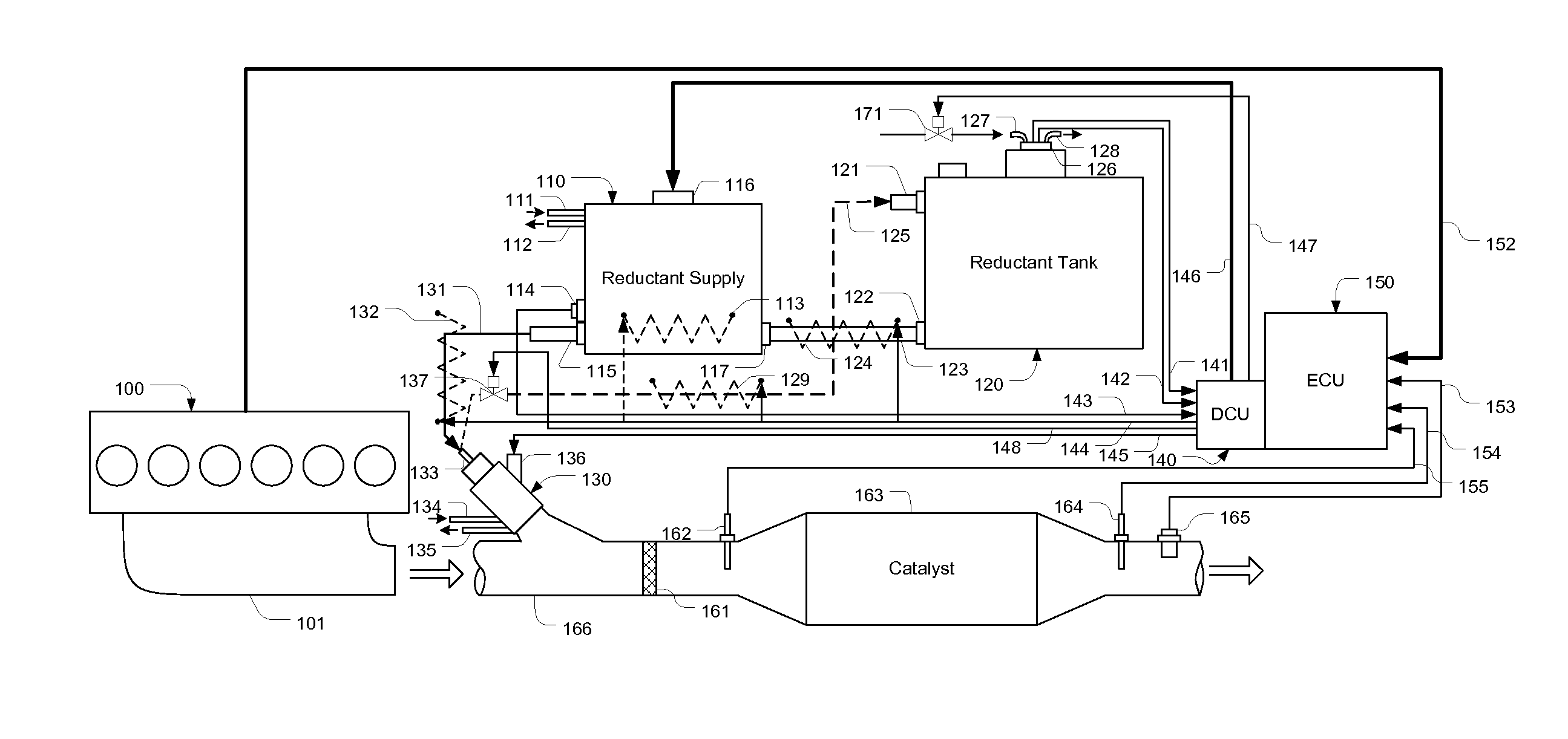 Air driven reductant delivery system