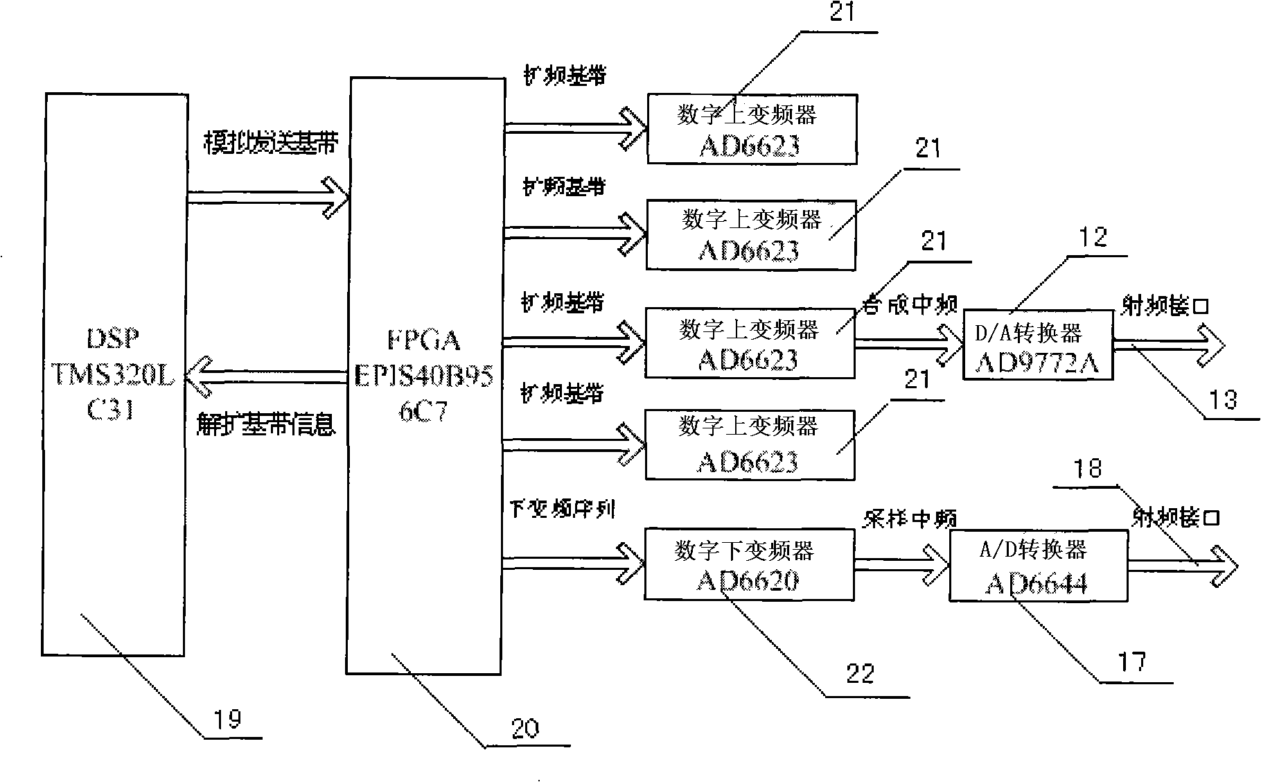 Under-well bi-directional voice direct-spreading through earth communication system and method