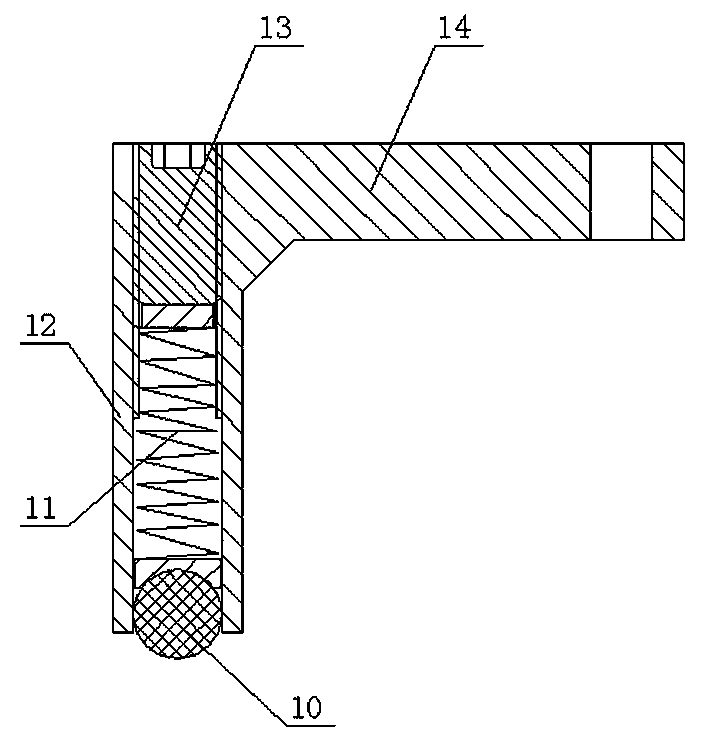 A large flow box material conveying device