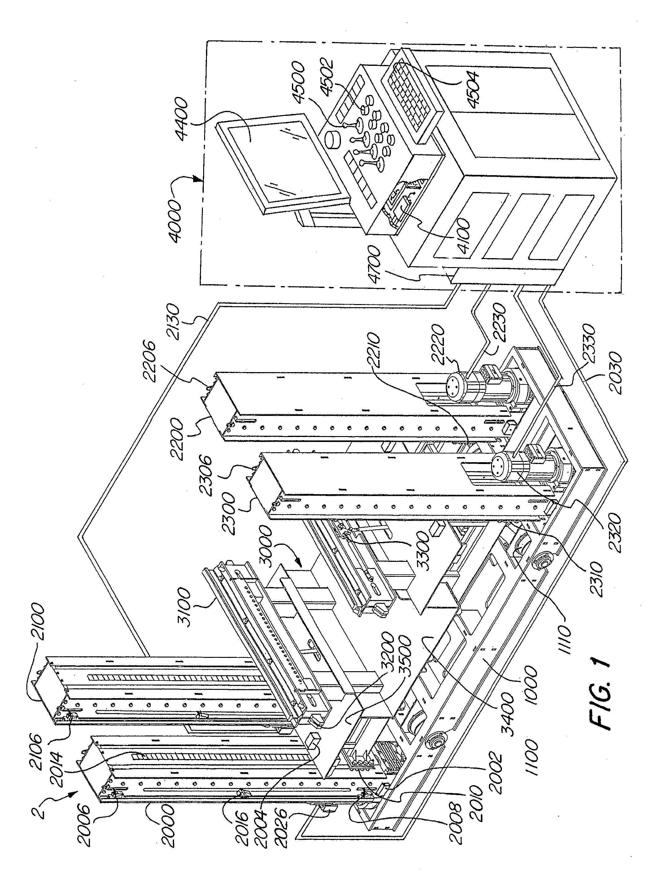 Machinery Positioning Apparatus Having Independent Drive Columns