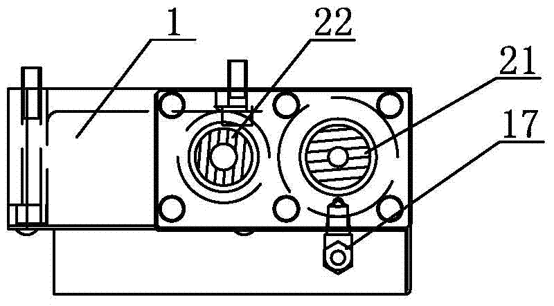 A lifting type tool setting device installation mechanism