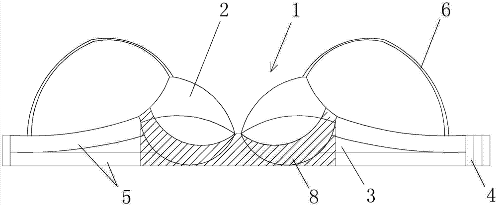 Bra capable of integrally reducing pressure without slipping-off of shoulder straps