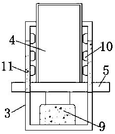Conveying roller platform capable of being adjusted