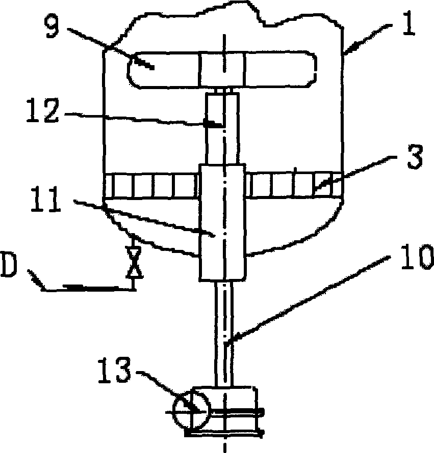 Device for desalination treating sea water with fibre cloth block