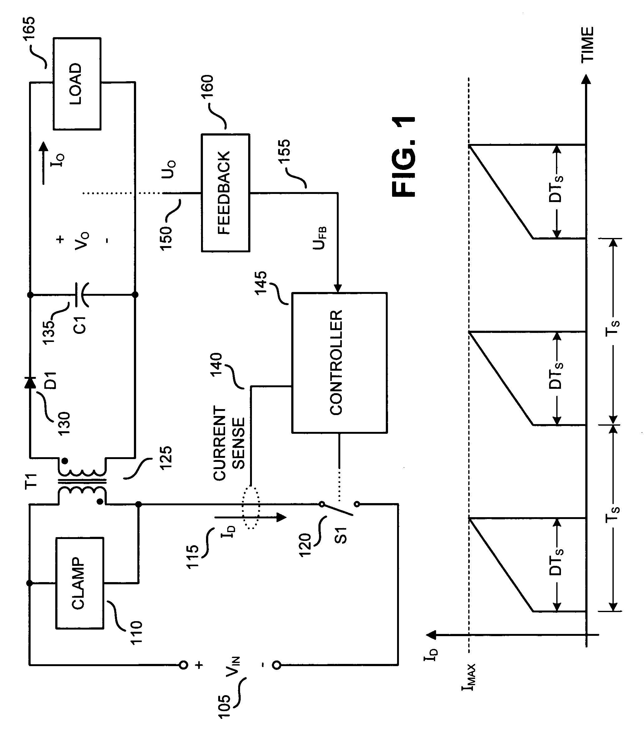 Method and apparatus to control either a regulated or an unregulated output of a switching power supply