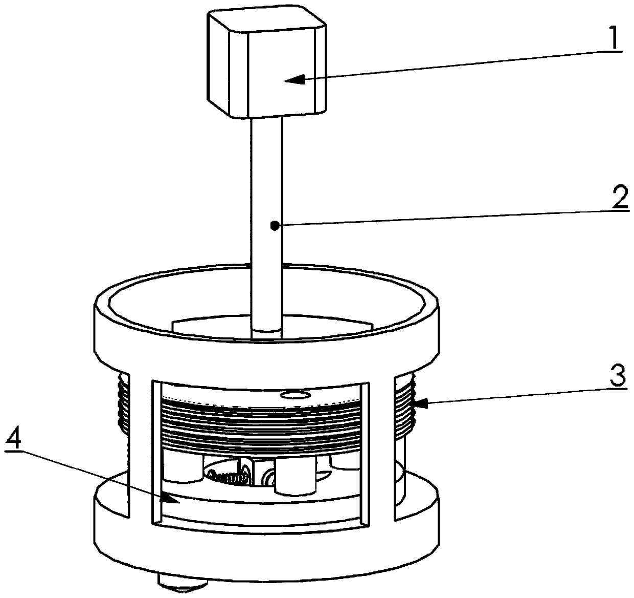 A 4D printing system