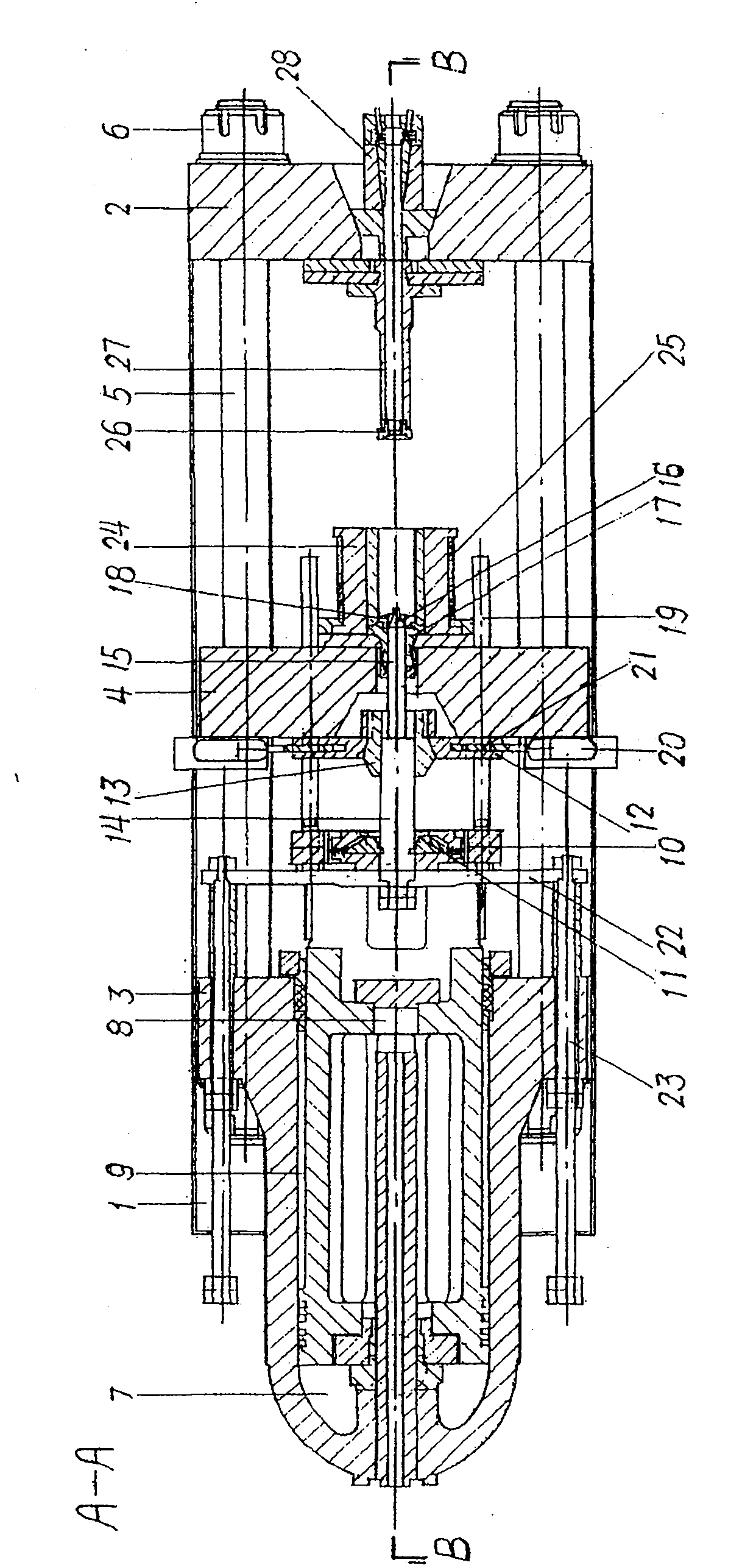 Chipless forming method for gear stick and section gear through hot extrusion