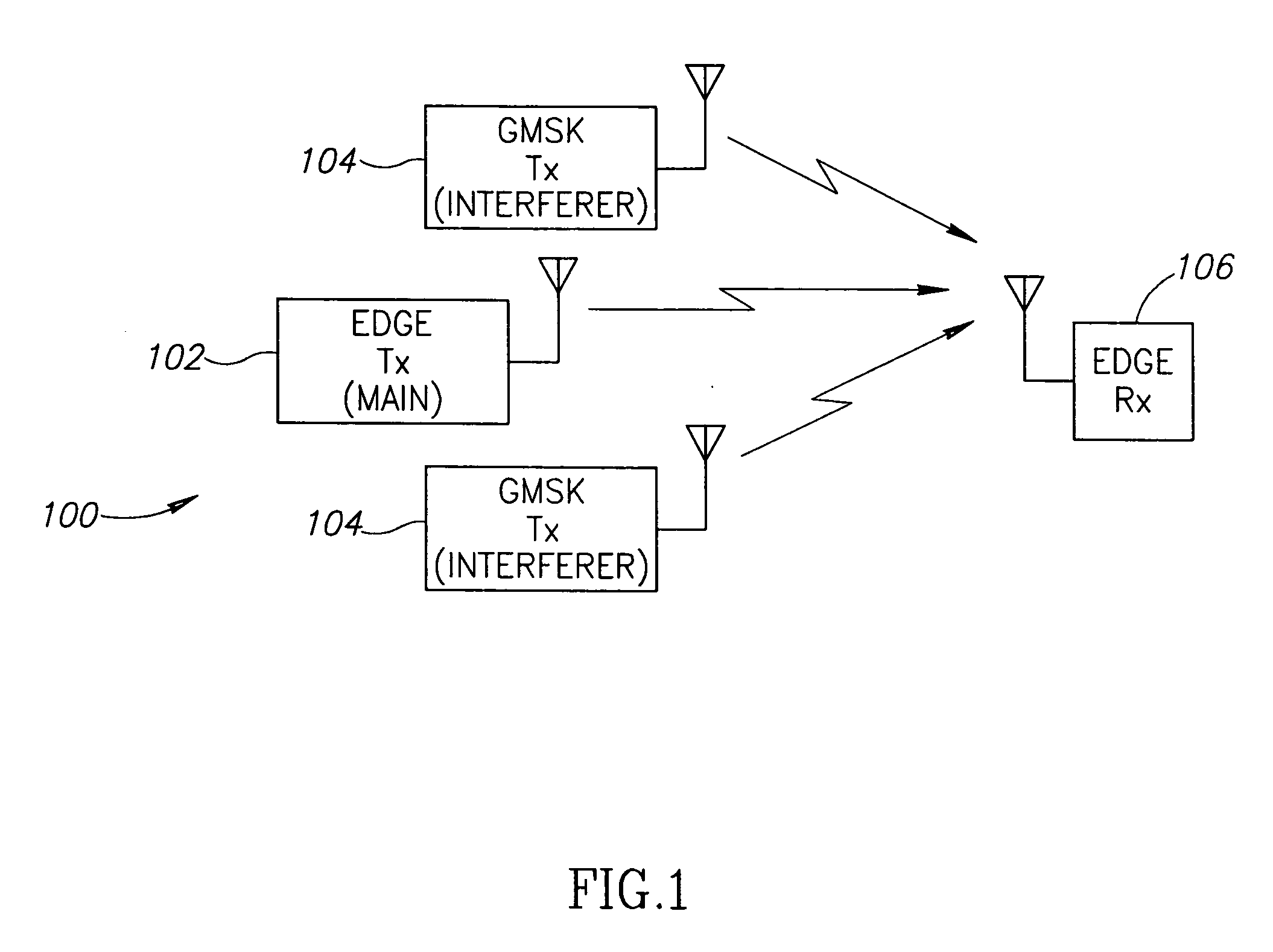 Single antenna interference suppression in a wireless receiver