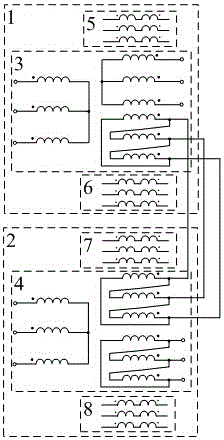 Shipborne 12-pulse rectifier transformer applied to ship power system