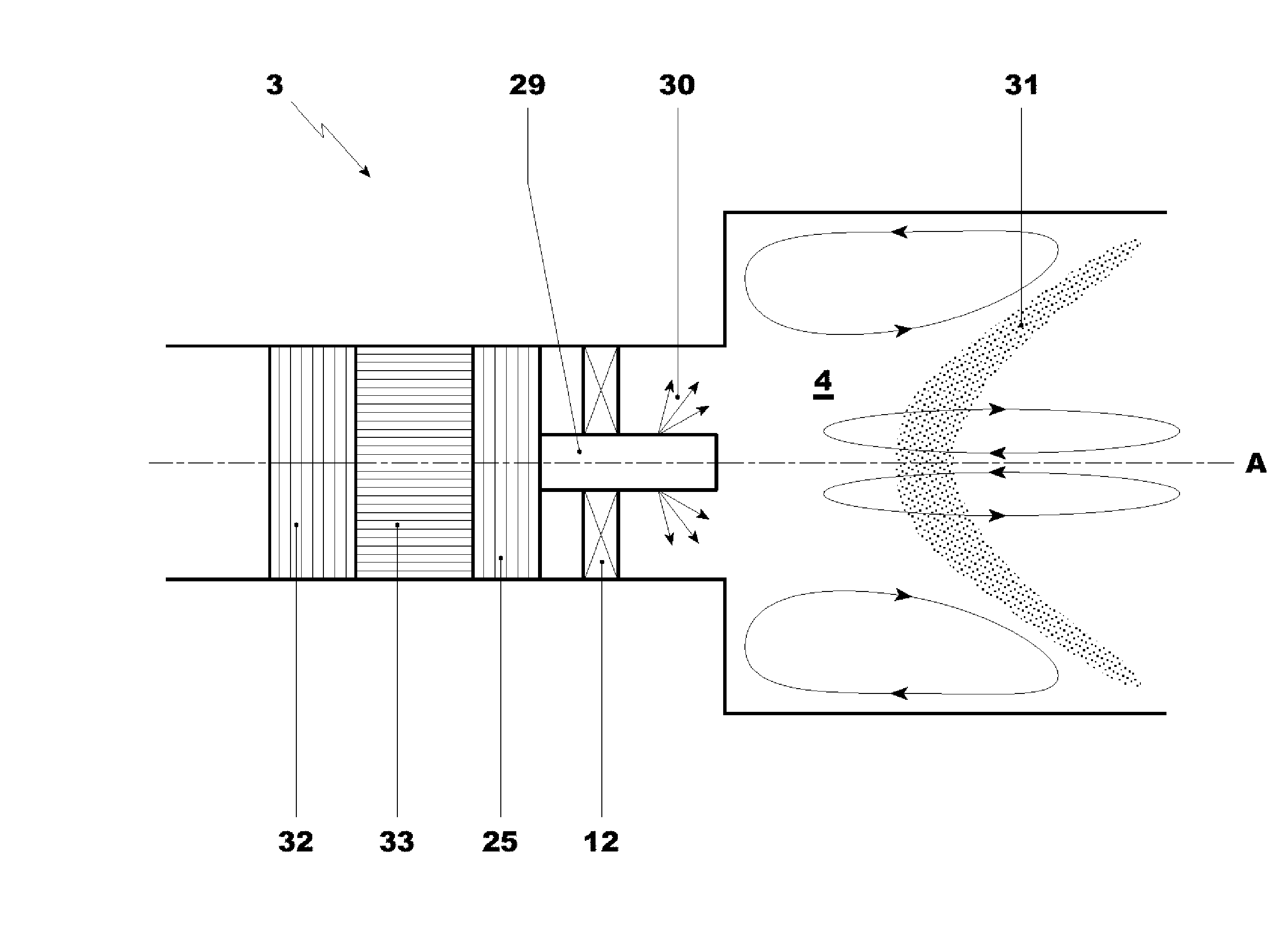 Method and Device for the Combustion of Hydrogen in a Premix Burner