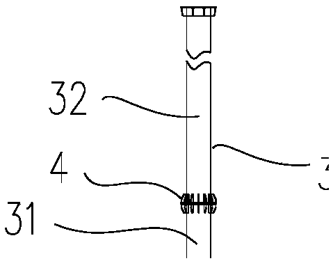 Pipe column foundation structure for fast circulating construction and using method