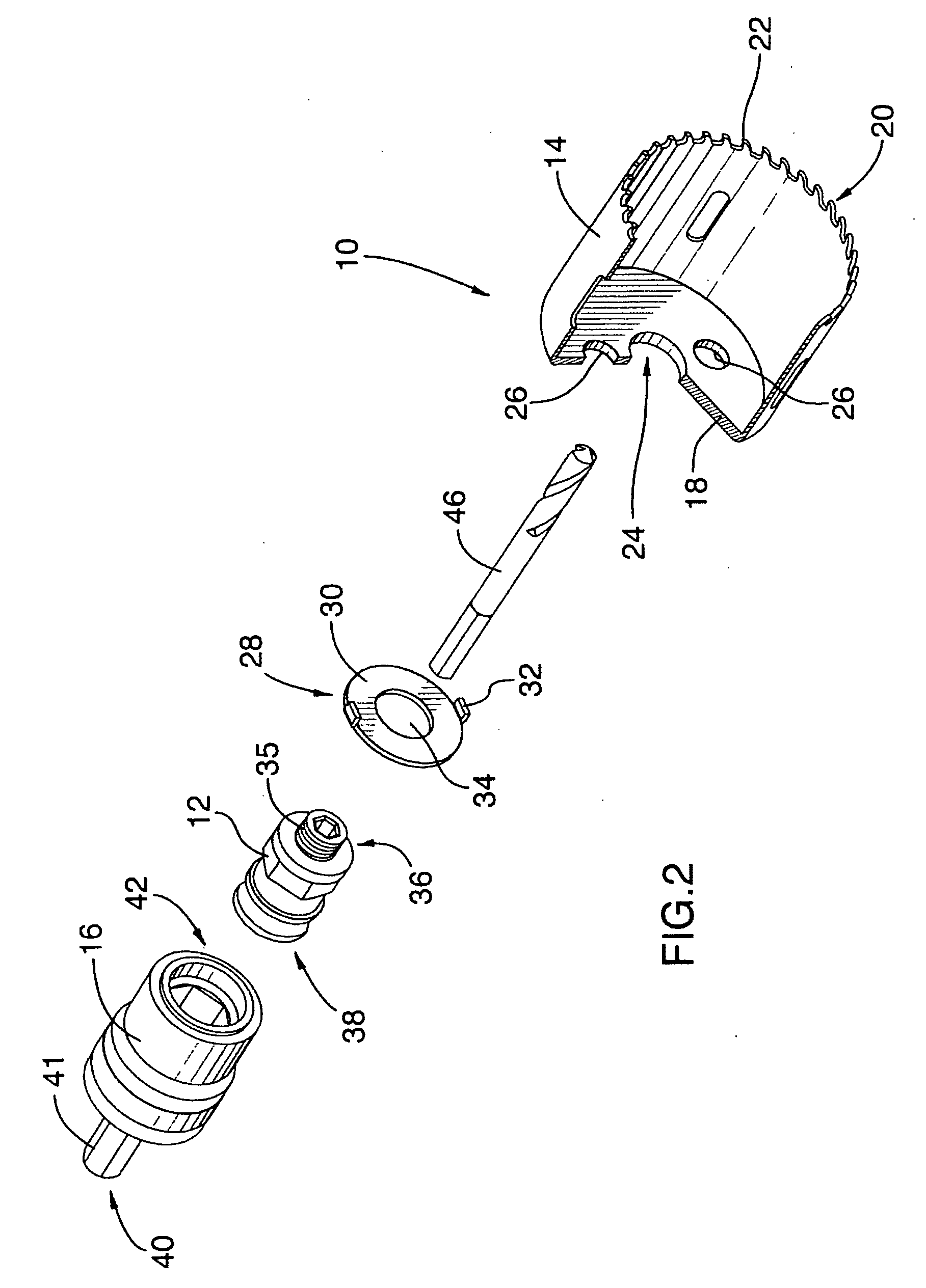 Universal quick connect system for a hole saw