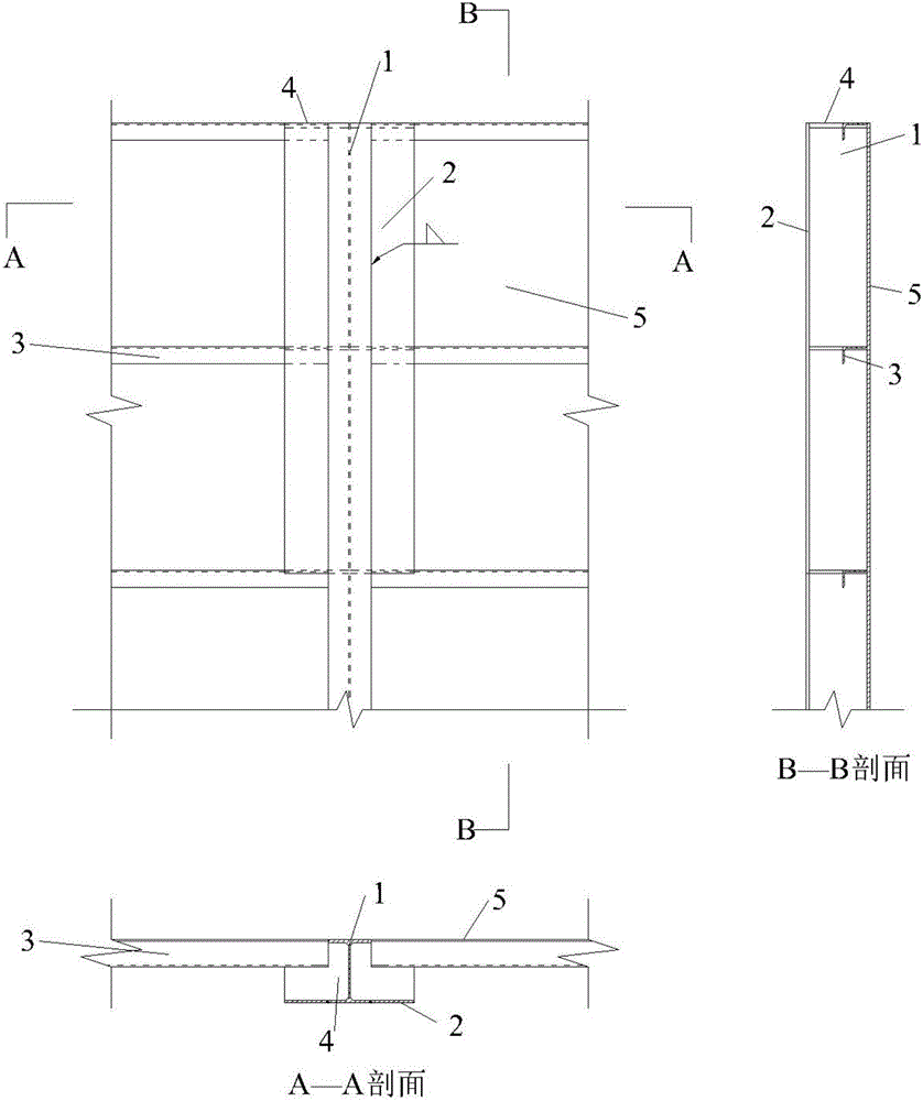 Structure and method for strengthening stability of H-section upright