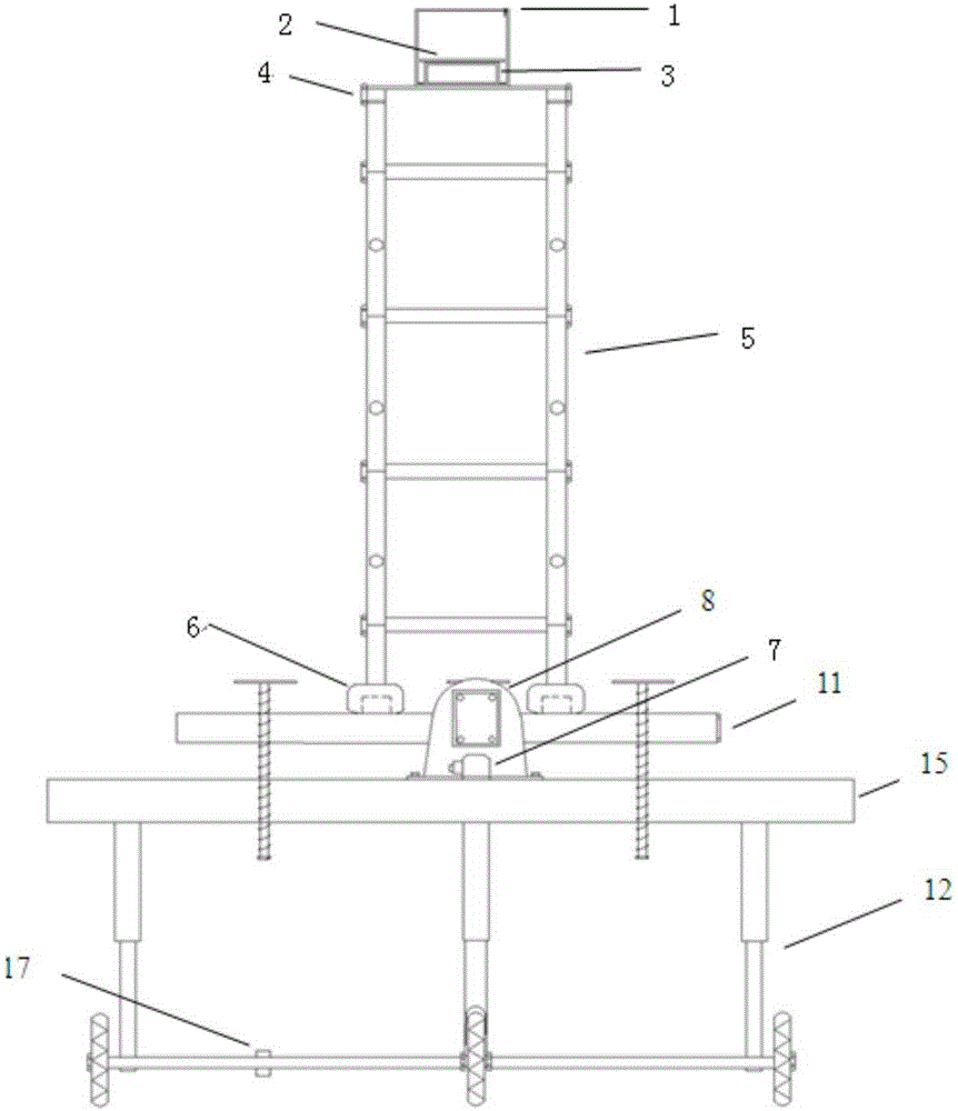 Radar apparatus for tunnel lining quality detection, and application method of the same