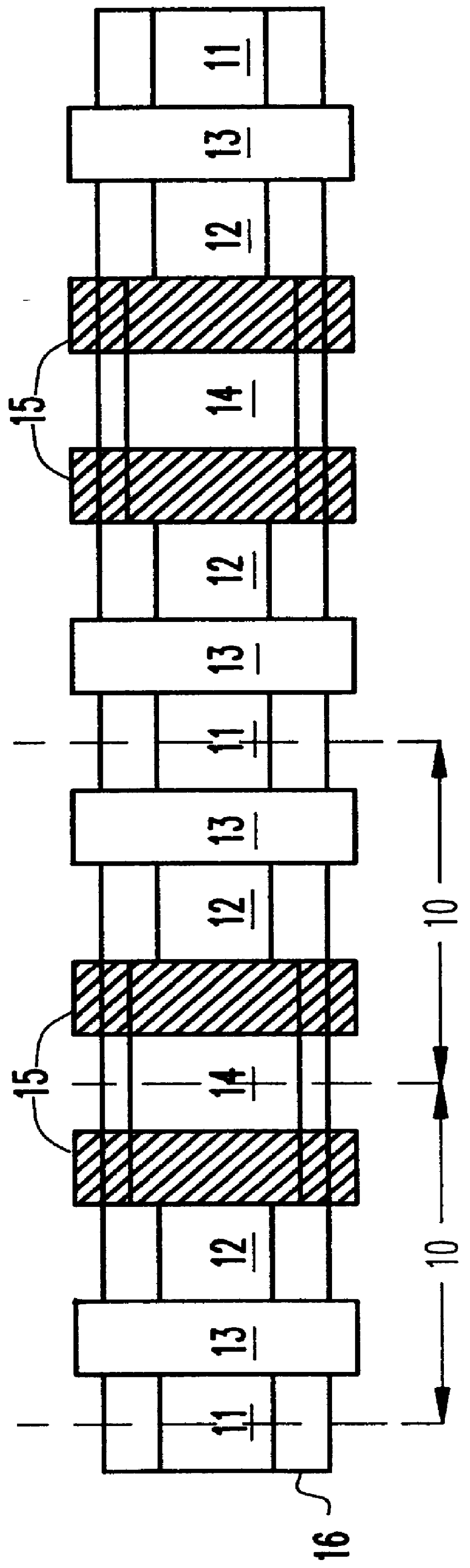 Method for making a five square vertical DRAM cell