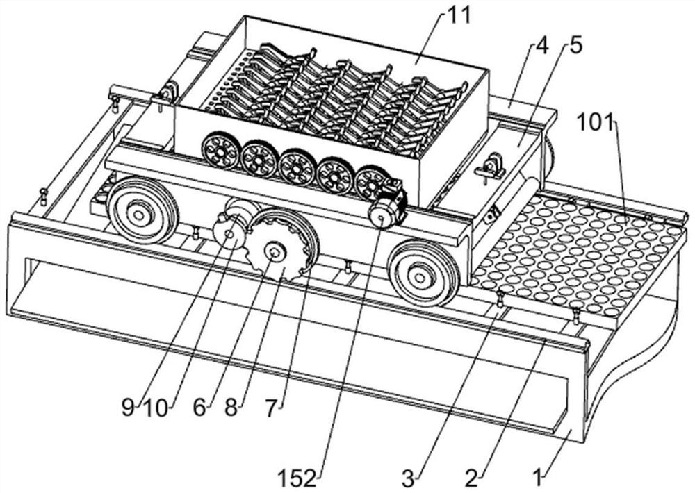 Automatic soil filling machine device for seedling raising cups