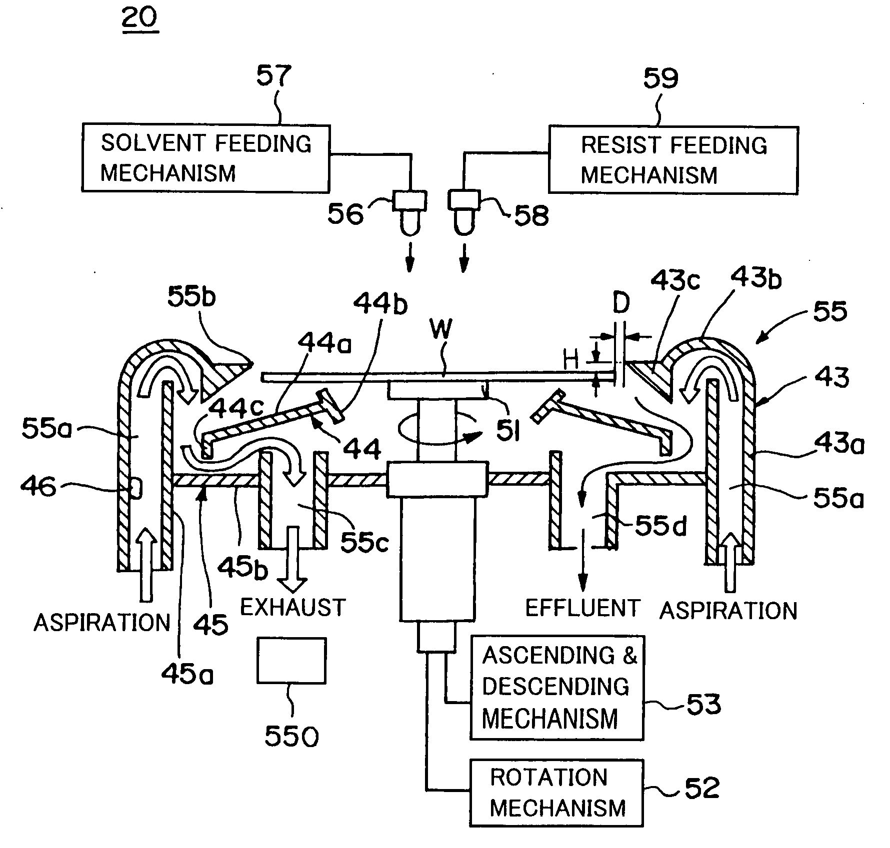 Apparatus and method of forming an applied film