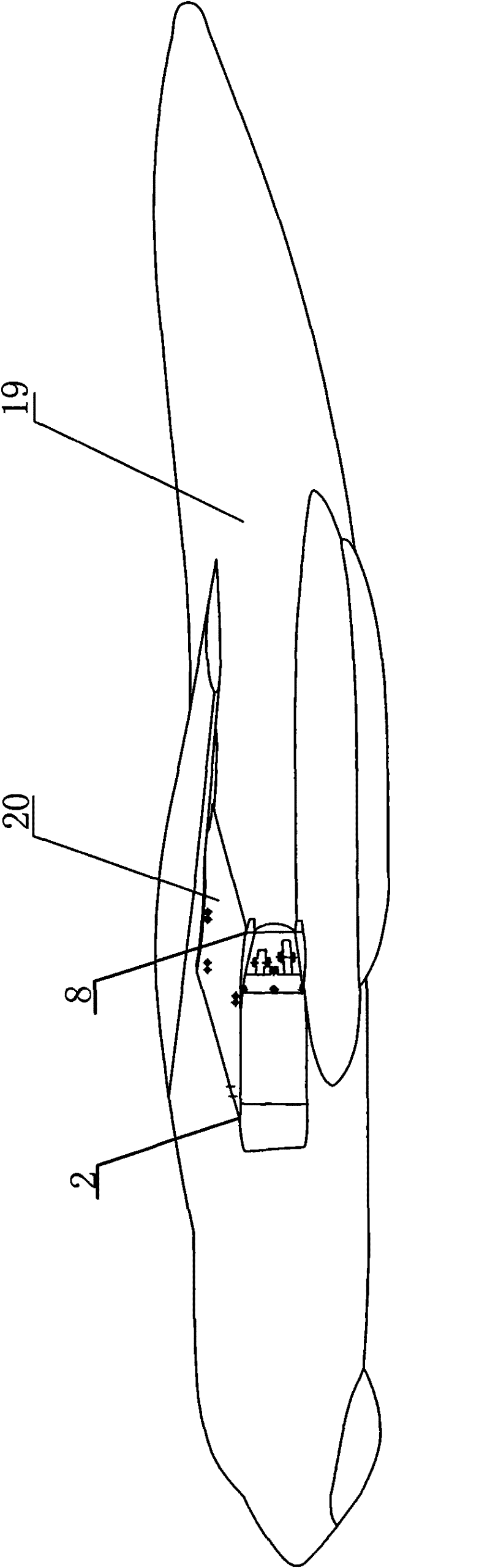 Engine simulator for dynamic simulation test in high-speed wind tunnel