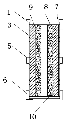 Hollow cylinder compacted soil sample saturation device