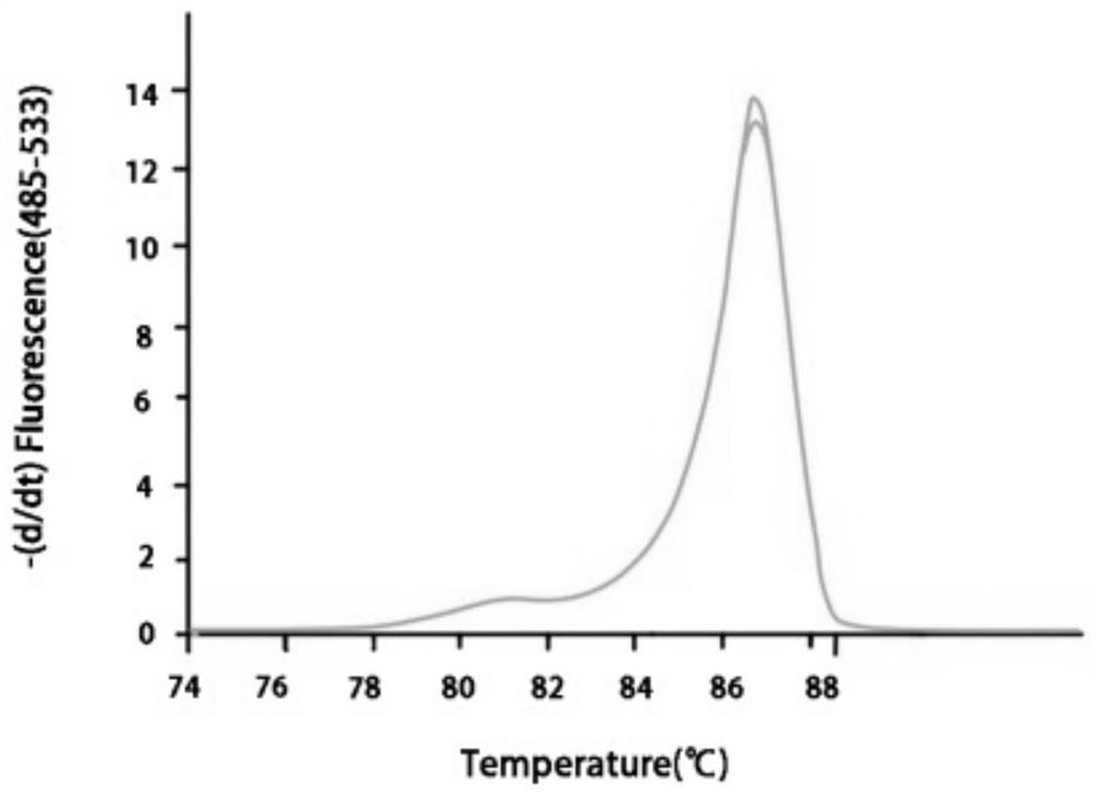 Specific primer pair and kit for detecting methylation of septin9 gene according to high-resolution melting curve