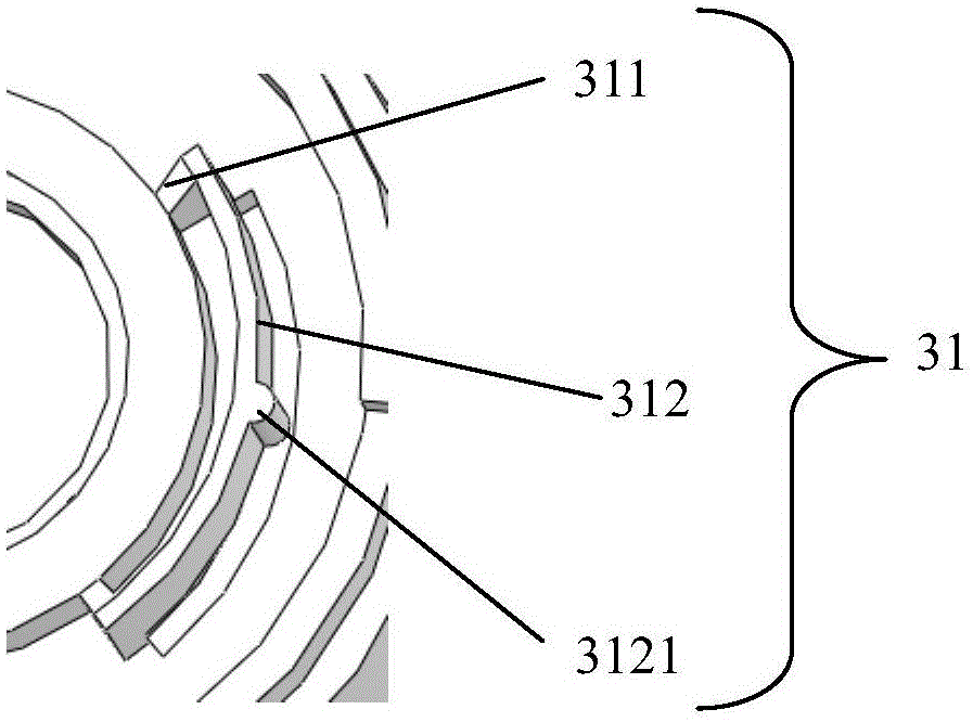 Electric connecting head and illuminating device