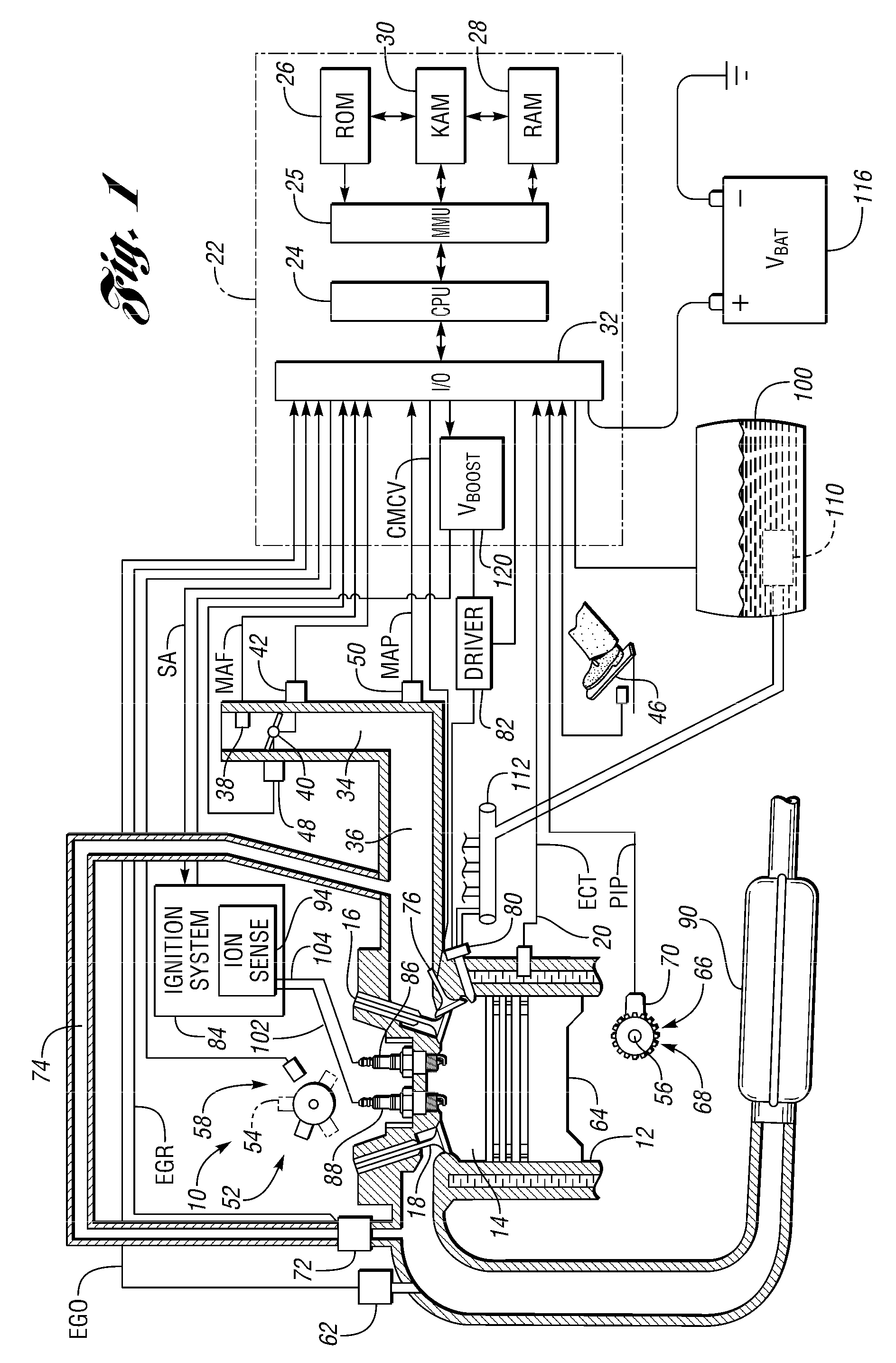 Ignition Coil With Ionization And Digital Feedback For An Internal Combustion Engine