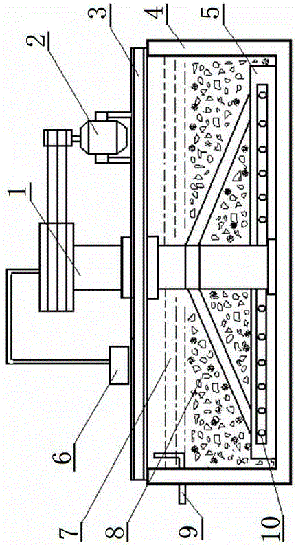 Fast tank leaching test apparatus and application method thereof