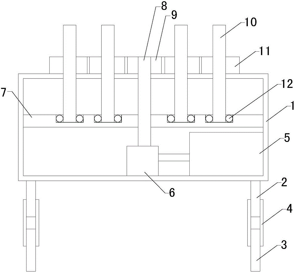 Spinning machine frame