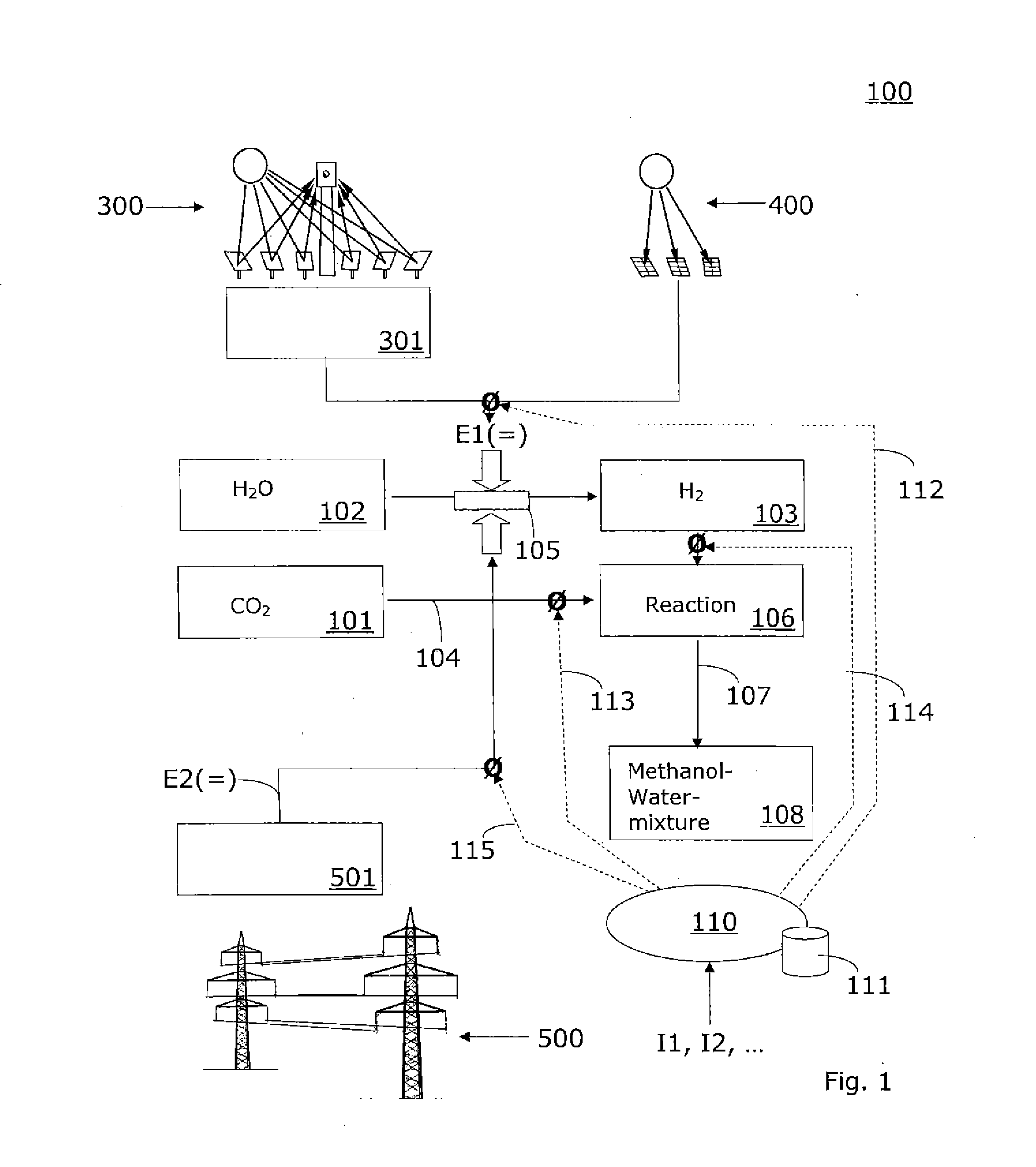 Method for providing and using an alcohol and use of the alcohol for increasing the efficiency and performance of an internal combustion engine