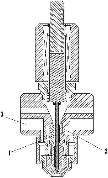 Spraying method for preventing steel plate hot mark machine spray head from being blocked